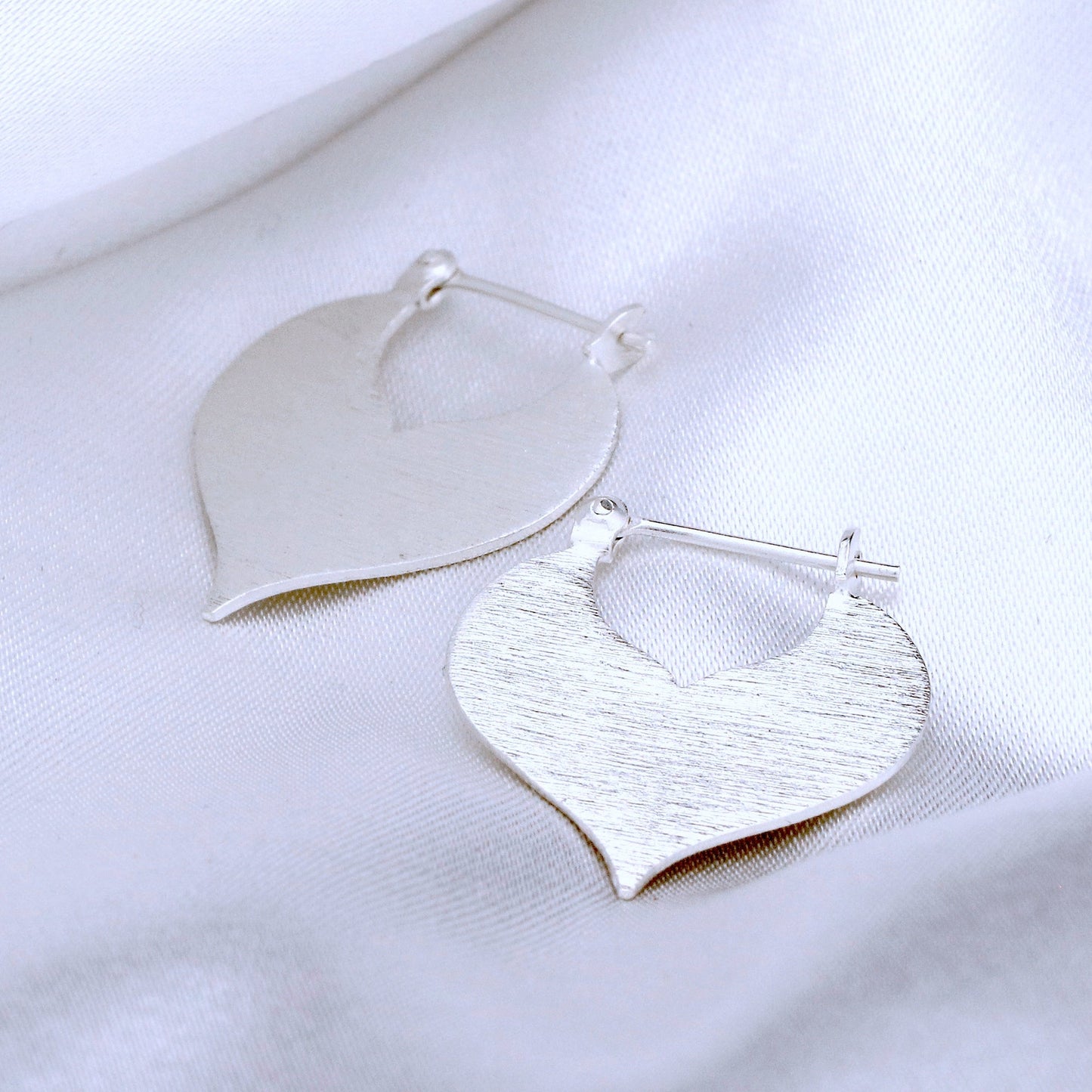 Minimalistiska Drop Earrings - 925 Sterling Silver Borstat Sultan 1001 Night Arab Style Ear 925-87