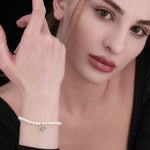 925 Sterling Silver Freshwater Pearl Armband "Livets träd" - Arm925-32