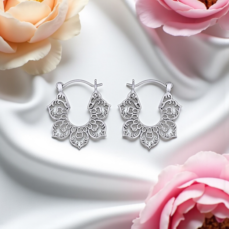925 Silver Örhängen Karma III - Ear925-130