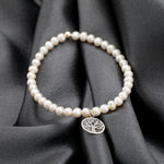 925 Sterling Silver Freshwater Pearl Armband "Livets träd" - Arm925-32