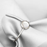 Pearl Ring - 925 Sterling Silver Elegant Maritime Smycken - RG925-12