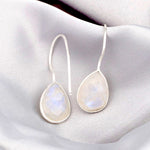 925 Sterling Silver Moonstone Örhängen - Ear925-93