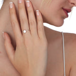 Pearl Ring - 925 Sterling Silver Elegant Maritime Smycken - RG925-12