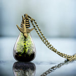 Vår - Äkta Moss & Earth Bronze Chain