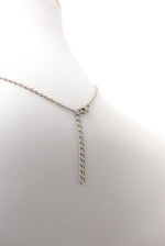 "Antik blad" silverkedja-VIK-74