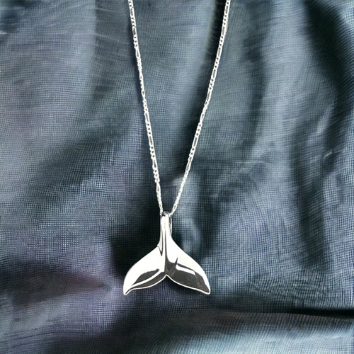 925 Dolphin Tail Sterling Silver kedja - present till djurälskare-K925-16