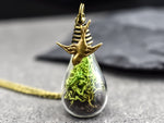 Vår - Äkta Moss & Earth Bronze Chain