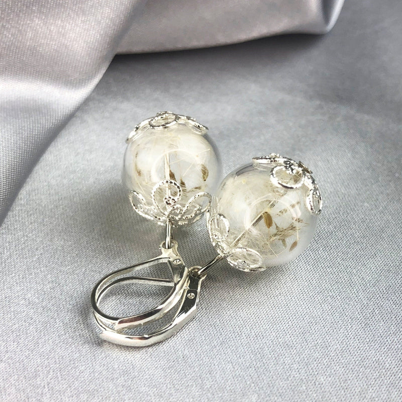 Maskros maskros blomma utsäde örhängen-Elegant prydnad örhängen-VINOHR-67