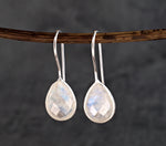 925 Sterling Silver Moonstone Örhängen - Ear925-93