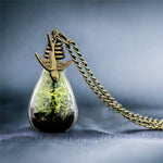 Vår - Äkta Moss & Earth Bronze Chain