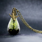 Vår - Äkta Moss & Earth Bronze Chain