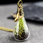 Vår - Äkta Moss & Earth Bronze Chain