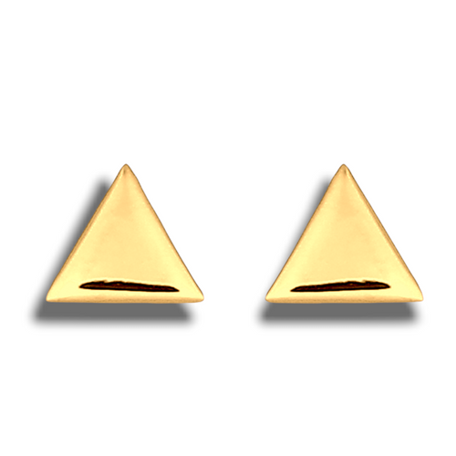 925 sterling förgyllda geometriska mini studs